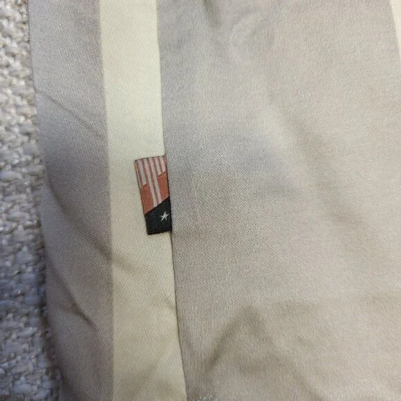 Honor The Gift Women's Striped Button-Up Shirt Dress Grey Casual Long Sleeve Med - Picture 13 of 15